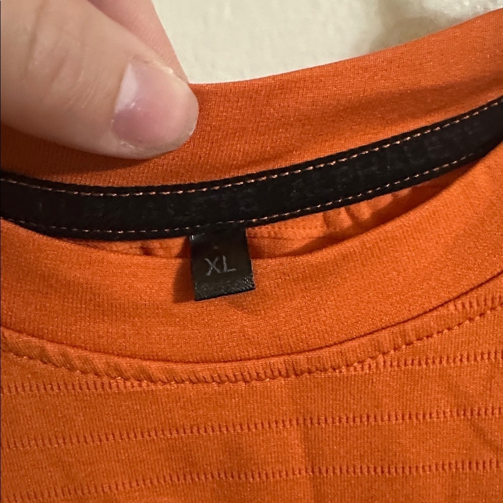 EUC Alphalete Men’s Athletic Sleeveless Orange Tank XL - Picture 4 of 5